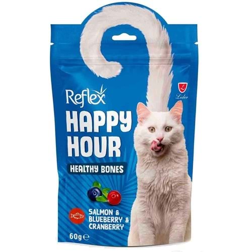 Reflex Happy Hour Sağlıklı Kemikler İçin Destekleyici Kedi Ödül 60 Gr
