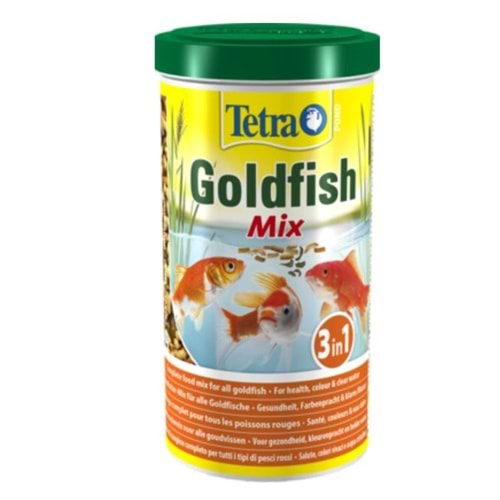Tetra Pond Gold Mix Japon ve Havuz Balık Yemi 1 L.