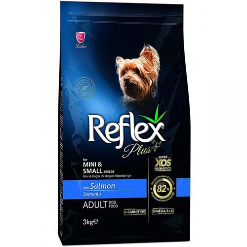 Reflex Plus Küçük Mini Irk Somonlu Köpek Maması 3 Kg.