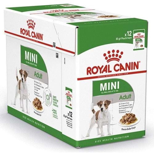 Royal Canin Mini Adult Küçük Irk Pouch Köpek Konservesi 85 Gr.X12 Adet